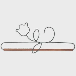 8" Wire Tulip with Dowel Quilt - Craft Holder - Hand Crafted in USA by Ackfeld Manufacturing