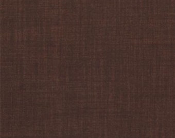 Remnant - Chocolate Weave Print Fabric - Moda 9898 22 - Yardage