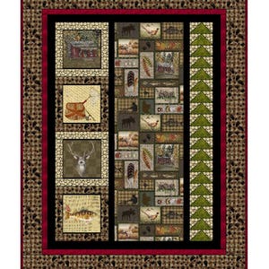 Sunrise Ridge Quilt Pattern: Throw/Twin Size with Pillowcases (PDF Download)