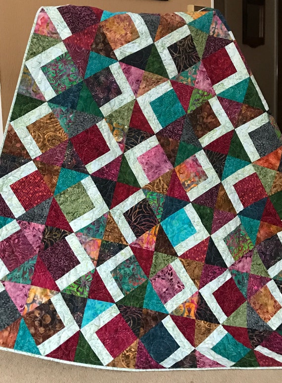 Layer Cake Quilt Pattern Tai Chi Batik Quilt Pattern By Etsy