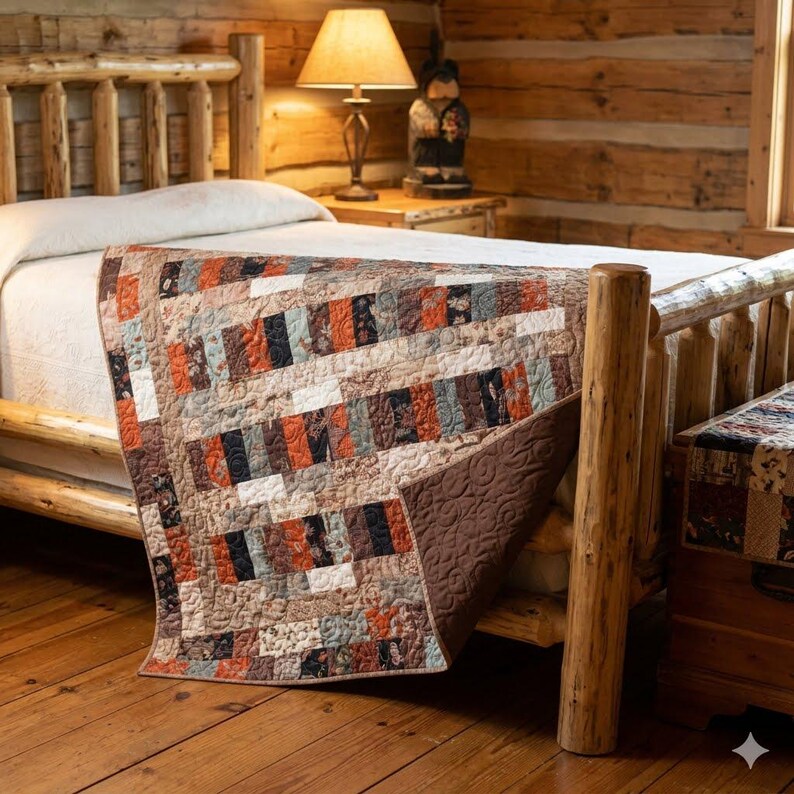 Running Rails Quilt Quilt Pattern - Rails and Trails - Lap Quilt & Runner - Jelly Roll ...