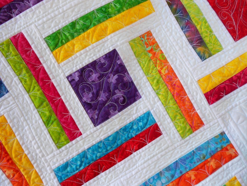 Layer Cake Quilt Pattern Double Strip Trip Quilt Pattern Etsy Canada