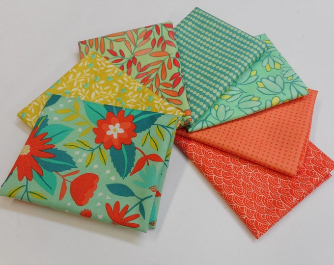 One Canoe Two Assorted Fat Quarter Bundle by Moda 7 Count Etsy