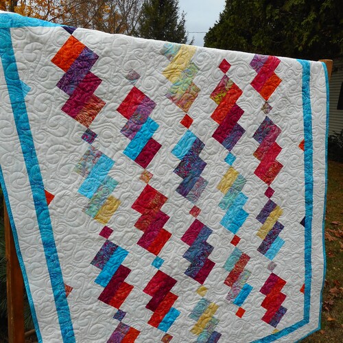 Rotini Twist Jelly Roll Quilt Pattern PDF INSTANT DOWNLOAD Etsy
