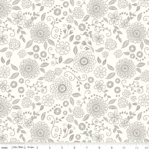Hush Hush 2 - Best Buds by Riley Blake Designs - Low Volume Prints C12890 Best Buds - Yardage