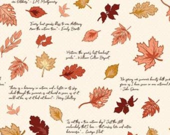 Fall Fabric-Cozy Autumn Mahogany by Riley Blake C17876 - Yardage