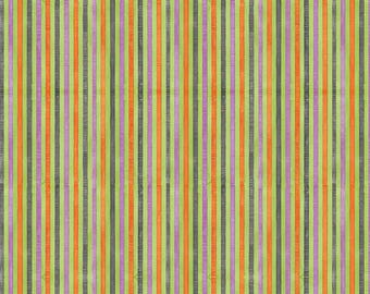 Autumn Fabric- Ghoul Friends Stripes Riley Blake C16056 Multi - Yardage