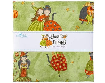 Layer Cake - Ghoul Friends 10" Stacker Riley Blake 10-16050-42 - Yardage