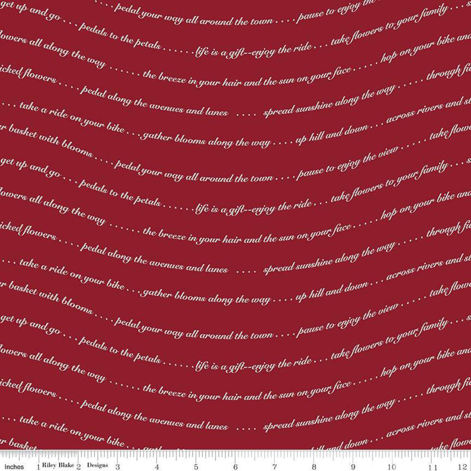 Petals & Pedals 24 X 44 Floral Bicycle Panel by Etsy