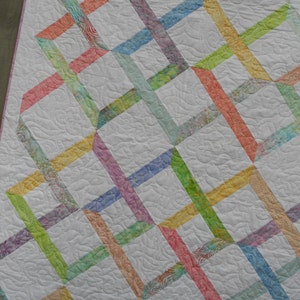 Linked In Jelly Roll Quilt Pattern - PDF INSTANT DOWNLOAD