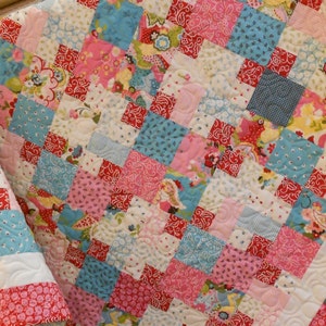 Quilt Pattern Candy Corners Multiple Sizes Layer Cake & Fat Quarter Friendly Hard Copy Version FREE SHIPPING image 4