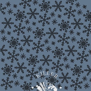 Snow Day Stencil, Snow Day Cookie Stencil, Snowy Day Stencil, Snowflakes, Snow, Falling Snow, Falling Snowflakes, Snowflakes Falling, Winter