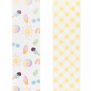 Summer Fun Greaseproof Backer, Cookie Backer, Summer Cookie Backer, Ice Cream Cookie Backer, Cookie Long Backer, Cookie Bag Backer
