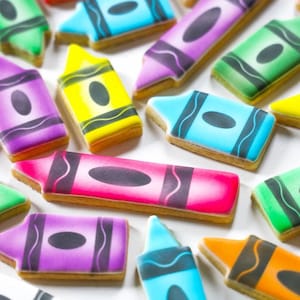 Crayon Cookie Cutter | School Supplies Cookie | Teacher Appreciation | Back to School | Classroom party | 3D Printed