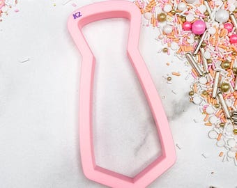 Neck Tie Cookie Cutter, Father’s Day Cookie Cutter, Wedding Cookie Cutter, Groom Cookie Cutter, Men’s Party Cookie Cutter, 3D Printed