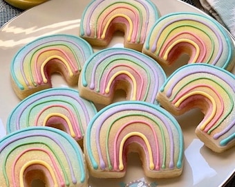 Charming Rainbow Cookie Cutter, Cereal Rainbow Cookie Cutter, Arch Rainbow Cutter, Baby Shower Cookie Cutter, Pride Cookie, 3D Print