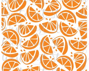 Citrus Slice Stencil, Background Stencil, Fruit Stencil, Lemon Stencil, Orange Slices Stencil, Party Stencil , Birthday Stencil