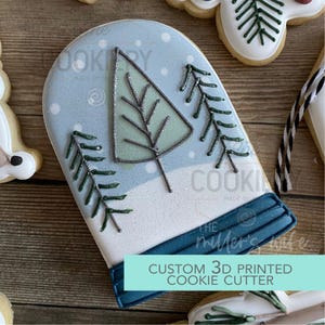Snowglobe Cookie Cutter | Winter Snow Globe Cutter | Christmas Globe Cookie | Holiday Scene | Christmas Cookie Cutter | 3D Printed
