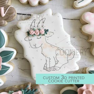 Cookie Plaque Cutter, Vintage Frame Cutter | Ornate Cookie Cutter | Wedding | Monogram Plaque Cookie | Decorative Cutter Plaque | 3D Printed