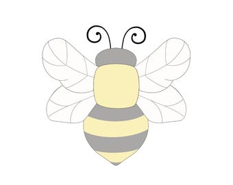Honey Bee Cookie Cutter, Valentines Cookie Cutter, Love Cookie Cutter, Friends Cookie Cutter, Birthday Cookie Cutter, 3D Printed