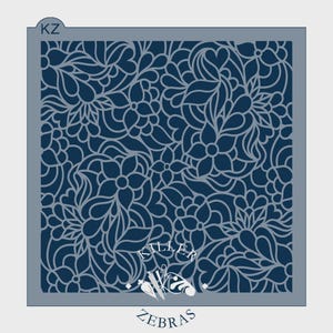 Floral Lace Stencil, Floral Lace Cookie Stencil, Background Stencil, Floral Lace Background, Fancy Stencil, Fancy Background, Wedding, Lace