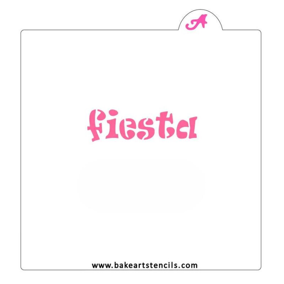 Fiesta Cookie Stencil, Cinco De Mayo Stencil, Mexican Party Stencil ...