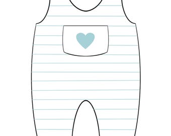 Baby Jumper 2 Cookie Cutter, Baby Shower Bodysuit, Baby Outfit Cutter, 3D Printed by Minted Prints