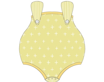 Baby Jumper Cookie Cutter, Baby Shower Romper, Baby Outfit Cutter, 3D Printed by Minted Prints