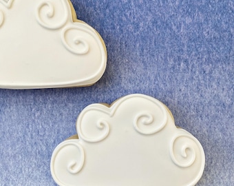 Modern Cloud Cookie Cutter, Cloud Shape Cookie Cutter, Baby Shower Cookie Cutter, Sky Cookie Cutter, Weather Cookie, 3D Print