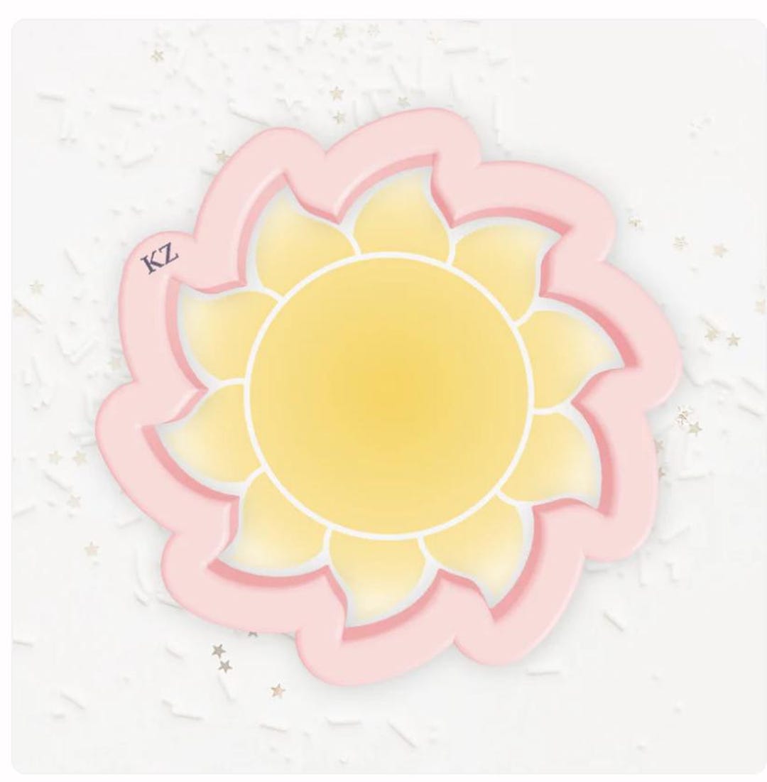 Sun Cuttable Classic Sun Cutter and Stencil Set, Cutter and Stencil, Sun Cookie ...