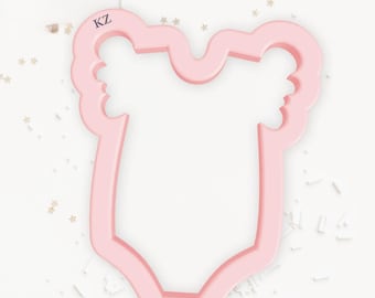 Ruffled Onesie Cookie Cutter, Baby Girl Outfit Cutter, Baby Shower Cookie Cutter, Cute Baby Cookie Shape, 3D Printed
