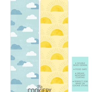 Sunshine Cookie Backer, Cookie Food Safe Backer, Food Safe Box Backer, Cookie Box Backer, Cookie Packing, Packing Supplies, Backer