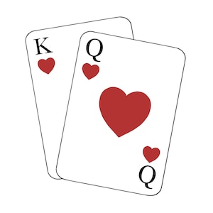 Playing Cards Cookie Cutter | Poker Game Cookie | Vegas Party Favor | 3D Printed by Minted Prints