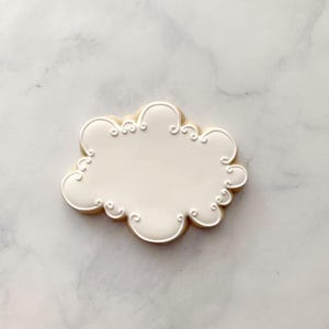 Fluffy Cloud Cookie Cutter | Cloud Shape Cookie Cutter | Baby Shower Cookie Cutter | Sky Cookie Cutter | Weather Cookie | 3D Print
