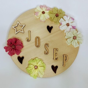 Rótulo, cartel puerta, letrero nombre personalizado, regalo