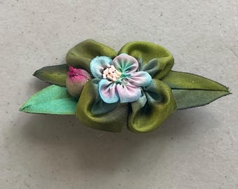 Broches de flores hechos a mano, broches para el Día de la Madre