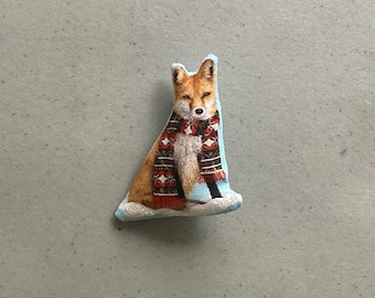 Handmade Fox Pin, Fox pins