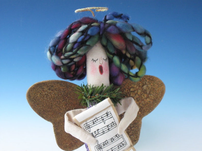 Angel Ornament Mermaid Ornament Handmade Mermaid Angel Ornament.