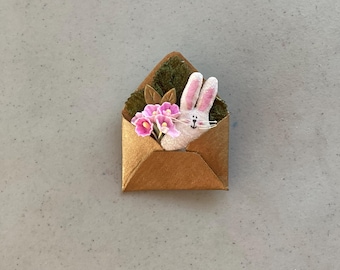 Pin de conejito, pines de Pascua, conejito pequeño