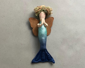 Mermaid Angel Ornament