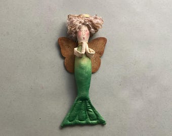 Mermaid Angel Ornament