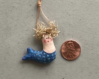 Super Tiny Mermaid Ornament