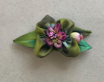 Broches de flores hechos a mano, broches para el Día de la Madre