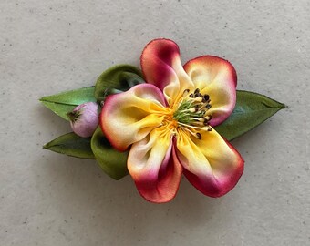 Broches de flores hechos a mano, broches para el Día de la Madre