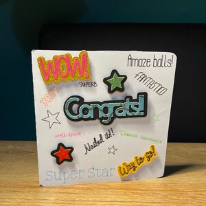 Carte de félicitations, vous avez réussi carte de félicitations pour l'obtention de votre diplôme carte de motivation carte de fierté de vous carte de félicitations