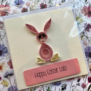 Porte-monnaie personnalisé pour cartes de Pâques. Porte-cartes cadeau de Pâques, portefeuille mignon lapin de Pâques, portefeuille cadeau Joyeuses Pâques, carte de Pâques 3D