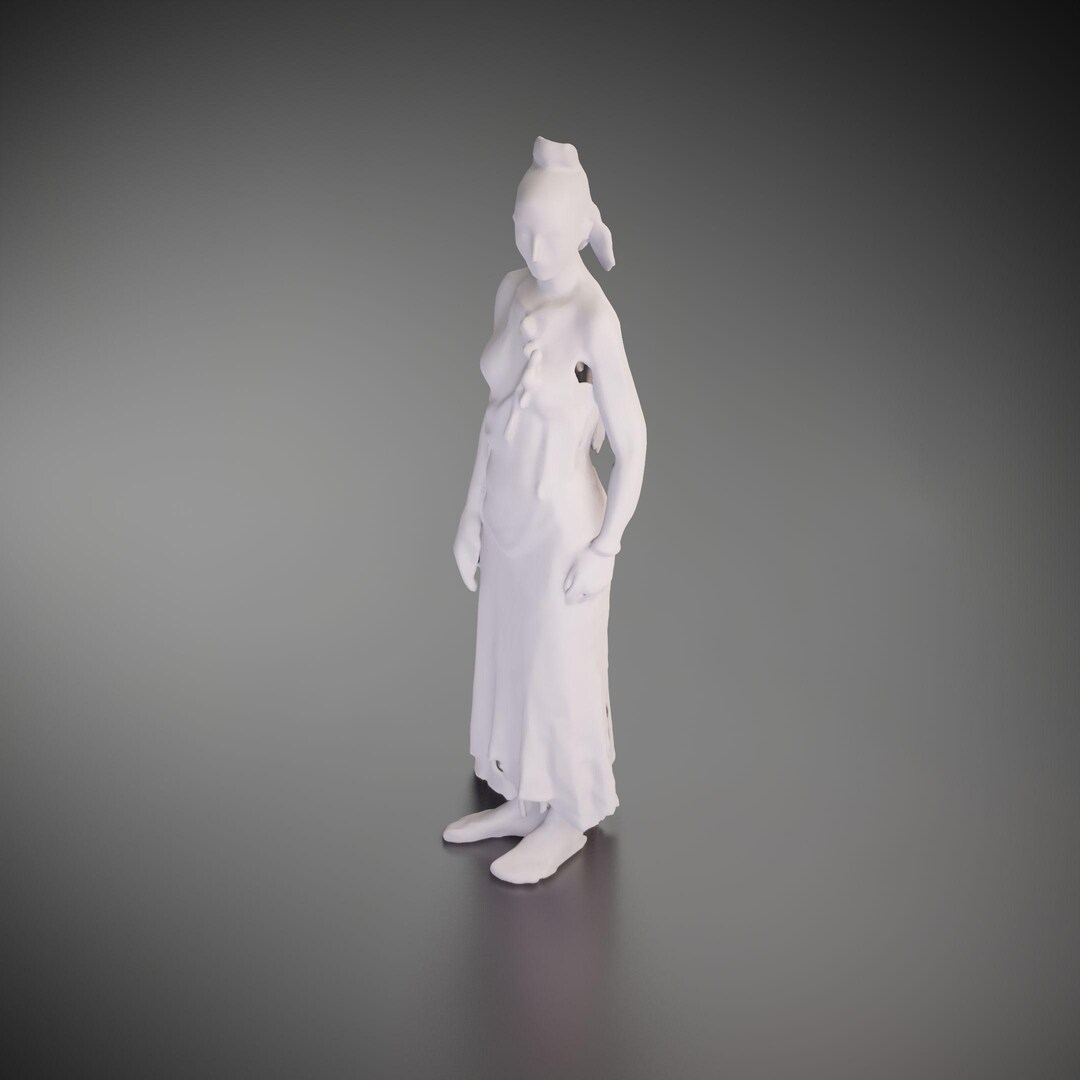 African Woman - 3D Printed Model | Custom Size & Color | LED Option ...