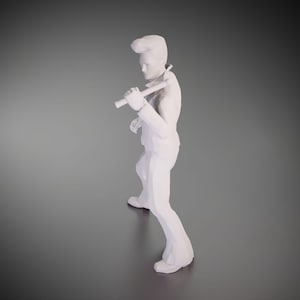 Elvis Presley - 3D Printed Model | Custom Size & Color | LED Option | Pendant or Large Decor