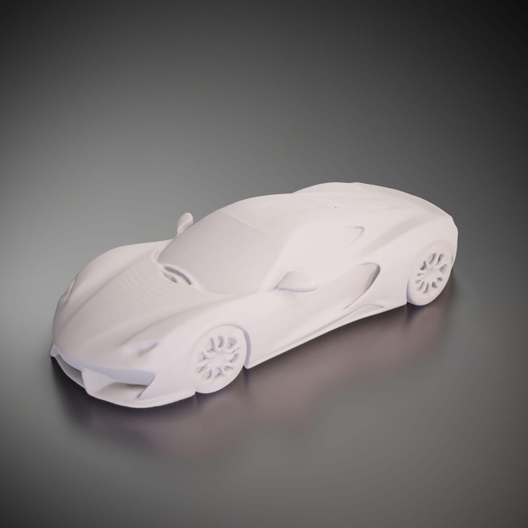 Car - 3D Printed Model | Custom Size & Color | LED Option | Pendant or ...