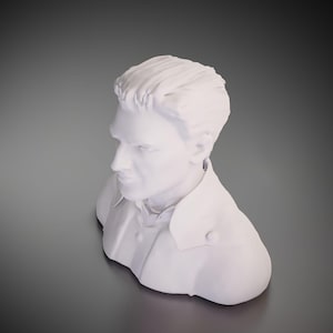 Elvis Presley - 3D Printed Model | Custom Size & Color | LED Option | Pendant or Large Decor